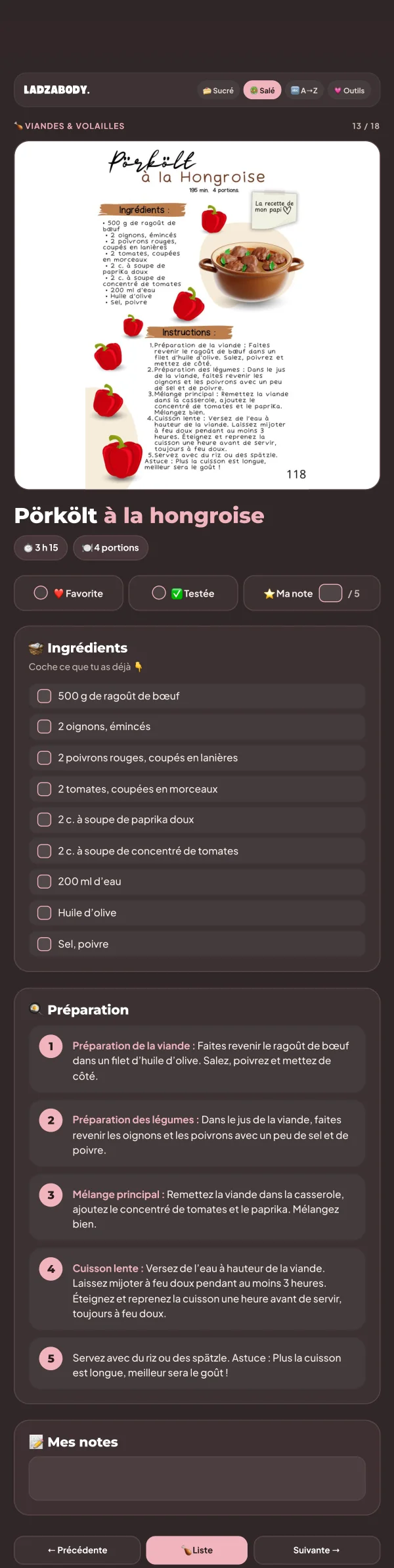 Pörkölt à la hongroise : la recette de mon papi