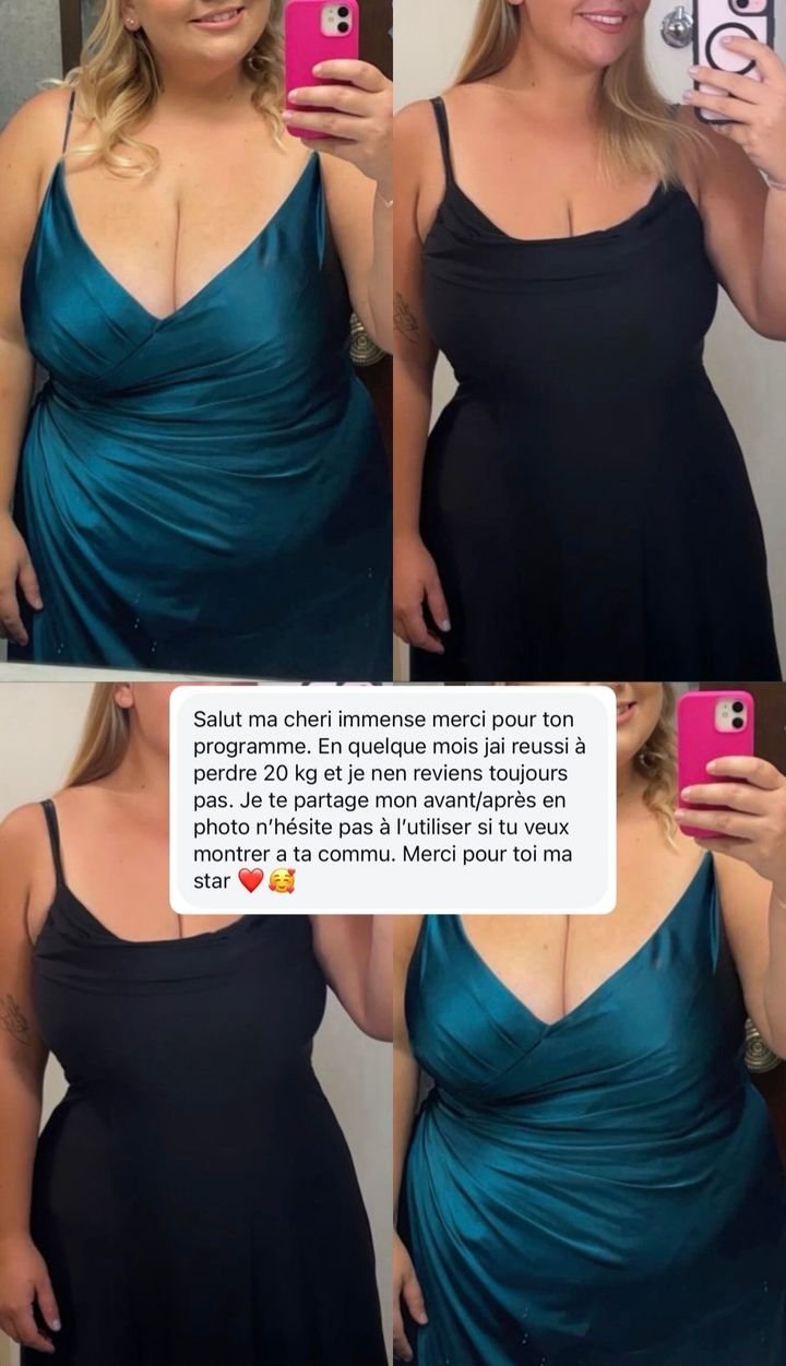 Résultat d’une cliente